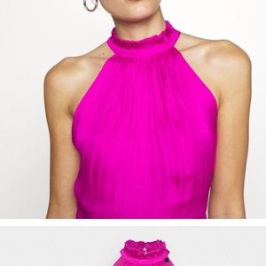 Banana Republic Soft Satin Halter Dress